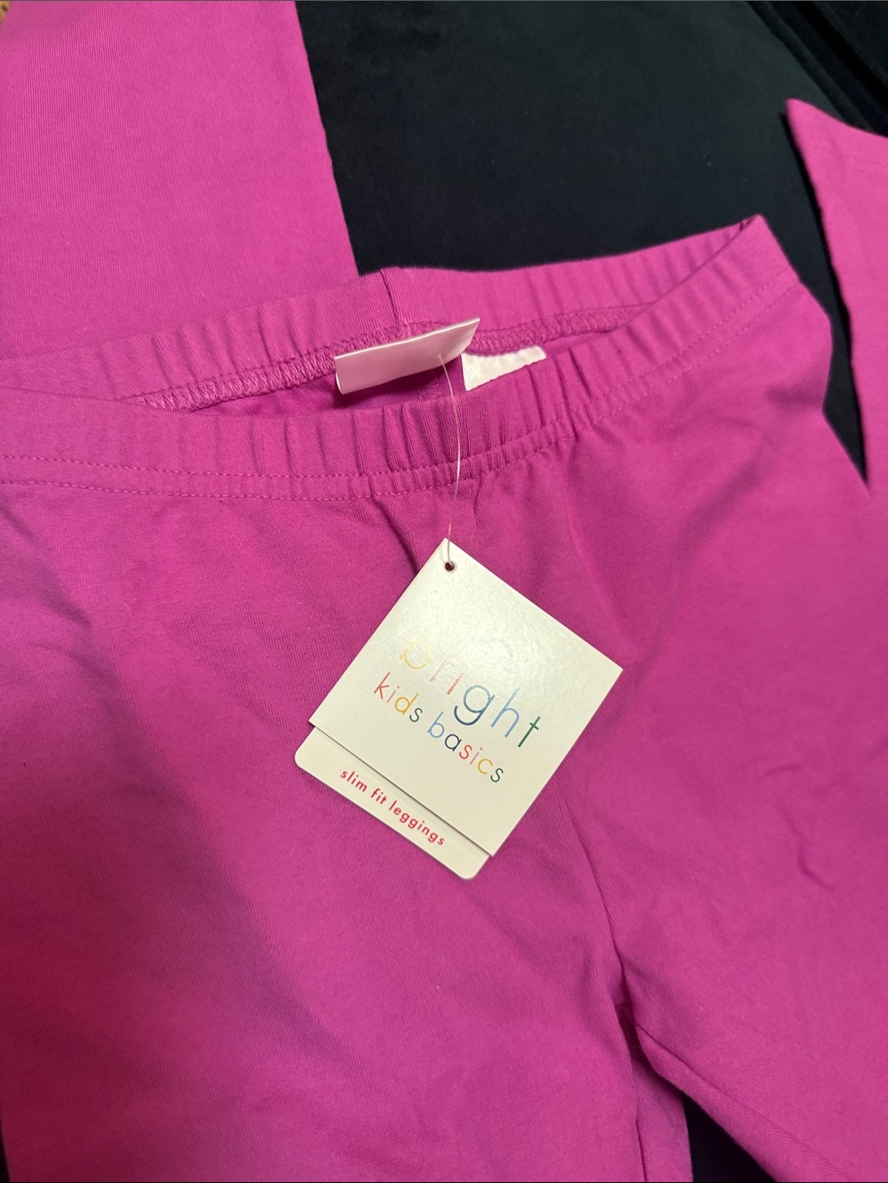 Hanna Andersson Bright Fuchsia Girls' Stretch Leggings